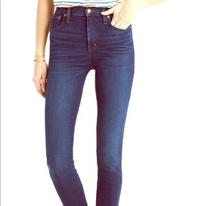 Madewell 10in high rise skinny jeans